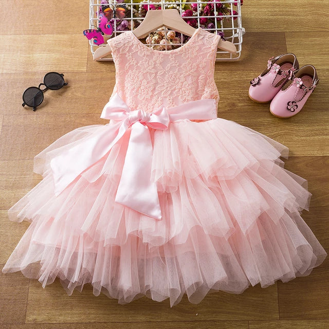 Kids Girl Tulle Princess Dress